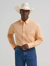 Load image into Gallery viewer, Men’s Wrangler Orange Cojo LS Button Up