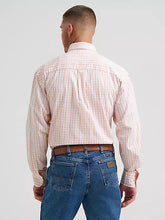 Load image into Gallery viewer, Men’s Wrangler George Strait Orange LS Button Up
