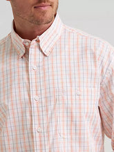 Load image into Gallery viewer, Men’s Wrangler George Strait Orange LS Button Up