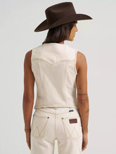 Load image into Gallery viewer, Women’s Wrangler White Denim Vest