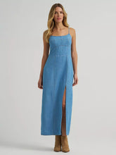 Load image into Gallery viewer, Women’s Wrangler Western Denim Maxi Dress