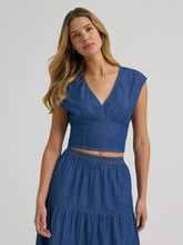 Load image into Gallery viewer, Women’s Wrangler Sleeveless Denim Top