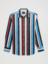 Load image into Gallery viewer, Boys Wrangler Stripped Vintage LS Snap