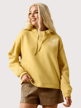 Load image into Gallery viewer, Women’s Ariat Yellow Make Your Own Luck Hoodie