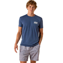 Load image into Gallery viewer, Men’s Ariat Outline Shop Navy Heather T Shirt
