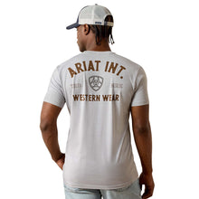 Load image into Gallery viewer, Men’s Ariat Outline Shop Pewter T Shirt