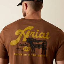 Load image into Gallery viewer, Men’s Ariat BBQ Smoke Soft Slit T-Shirt