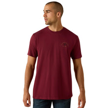 Load image into Gallery viewer, Men’s Ariat Shell Game Maroon Banner T-Shirt