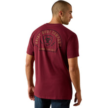 Load image into Gallery viewer, Men’s Ariat Shell Game Maroon Banner T-Shirt