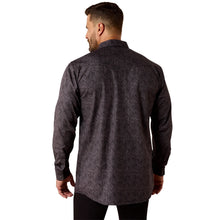 Load image into Gallery viewer, Men’s Ariat Black Wrinkle Free Allen Fitted LS Snap