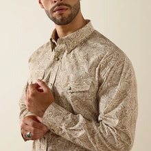 Load image into Gallery viewer, Men’s Ariat Roasted Cashew Paisley Print Trevon LS Snap