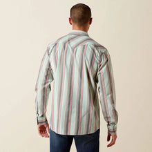 Load image into Gallery viewer, Men’s Ariat Retro Hesperus Fitted Aquifer Plaid LS Snap