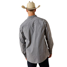 Load image into Gallery viewer, Men’s Ariat Pro Theron Grey Stripe LS Snap