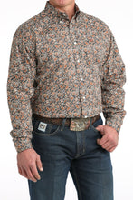 Load image into Gallery viewer, Men’s Cinch Charcoal Floral Print LS Button Up