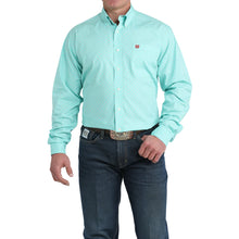 Load image into Gallery viewer, Men’s Cinch Mint LS Button Up