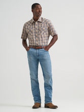 Load image into Gallery viewer, Men’s Wrangler Brown Retro Plaid SS Snap