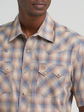 Load image into Gallery viewer, Men’s Wrangler Brown Retro Plaid SS Snap