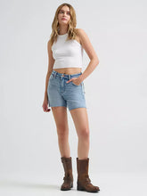 Load image into Gallery viewer, Women’s Wrangler Cowboy High Rise Jean Shorts