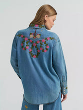 Load image into Gallery viewer, Women’s Wrangler X Lainey Wilson LS Embroidered Denim PS Shirt