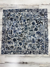 Load image into Gallery viewer, Denim Flower Bandana