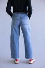 Load image into Gallery viewer, Women’s Vervet Wide Leg Barrel Jean With Drawstring