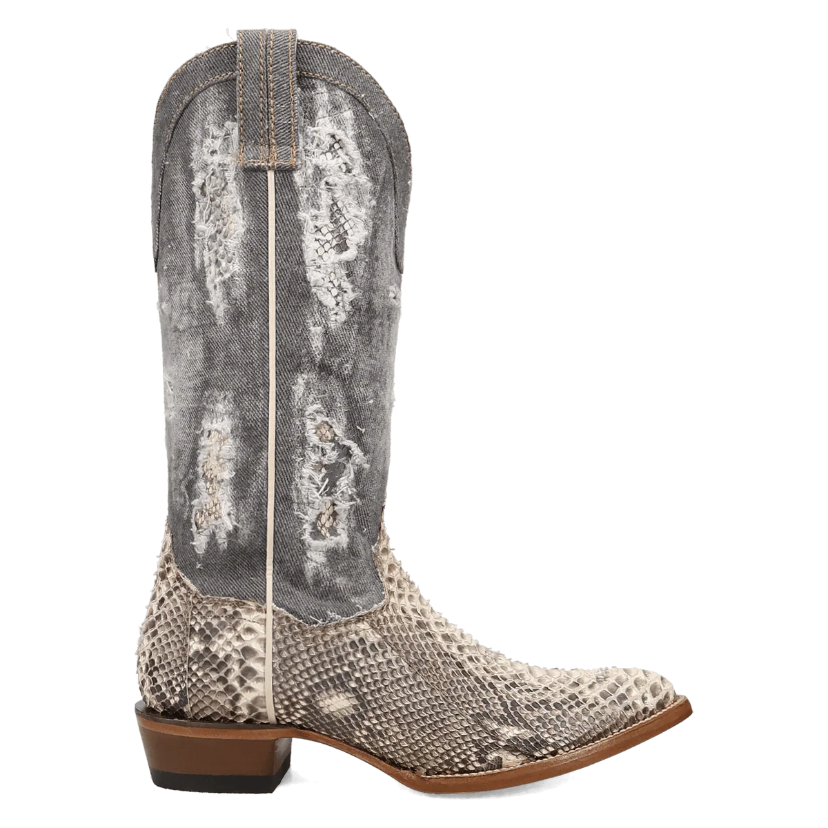 Women’s Dan Post Denim Python Vix Snip Toe Boot – Rustic Soul