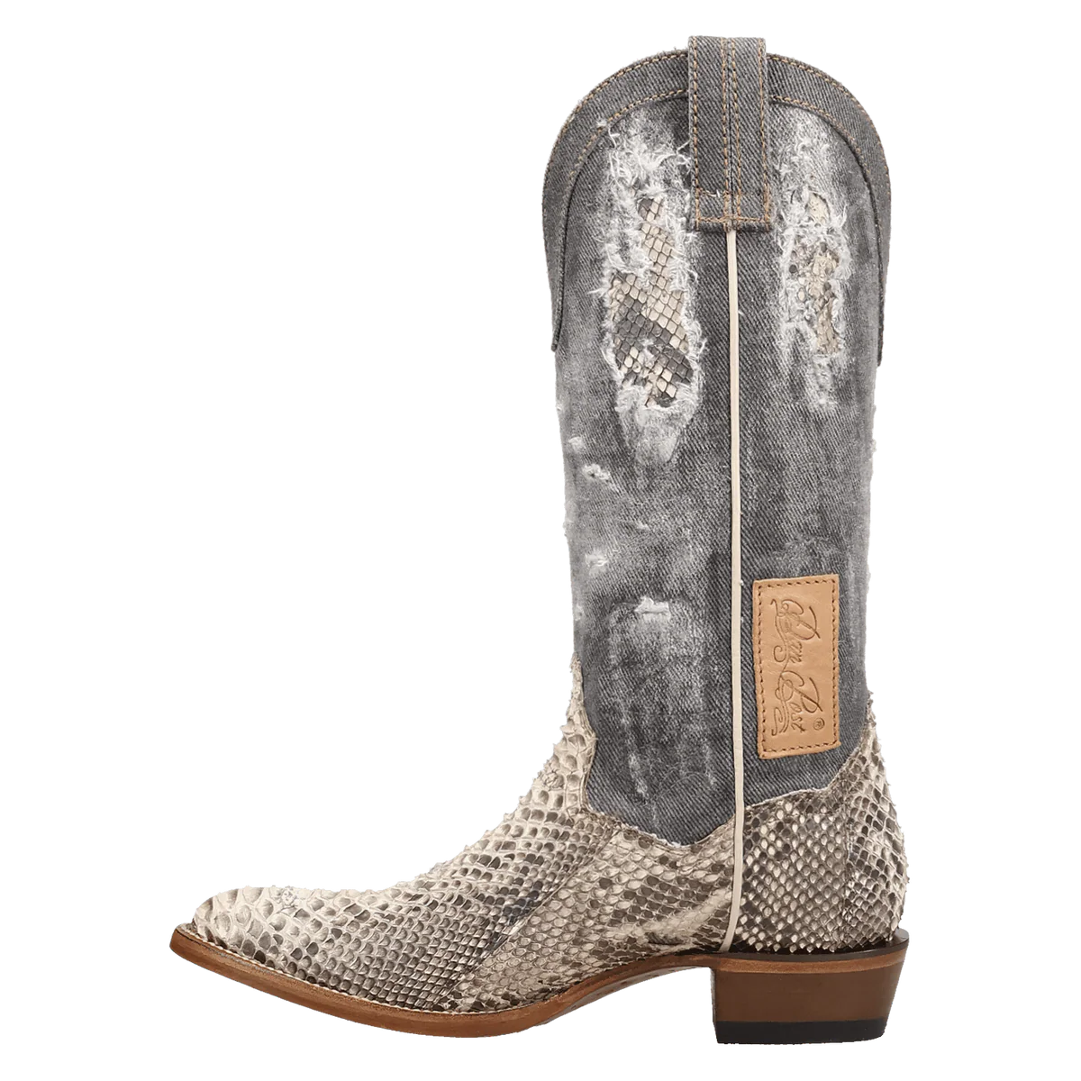 Women’s Dan Post Denim Python Vix Snip Toe Boot – Rustic Soul