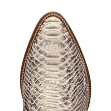 Load image into Gallery viewer, Women’s Dan Post Denim Python Vix Snip Toe Boot