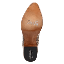 Load image into Gallery viewer, Women’s Dan Post Denim Python Vix Snip Toe Boot