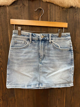 Load image into Gallery viewer, Vervet High Rise Mini Denim Skirt
