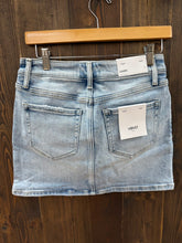 Load image into Gallery viewer, Vervet High Rise Mini Denim Skirt
