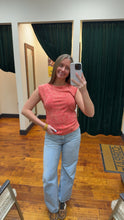 Load image into Gallery viewer, Women’s Ribbed Sleeveless Tee
