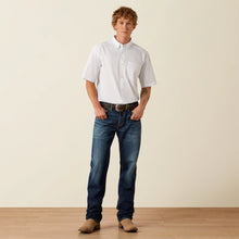 Load image into Gallery viewer, Men’s Ariat Lightweight White Short Sleeve Button Up