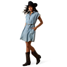Load image into Gallery viewer, Women’s Ariat Medium Blue Hampton Dress