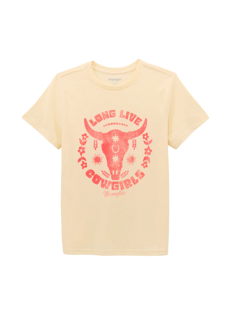 Women’s Wrangler Hippie Skull Tee