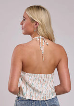 Load image into Gallery viewer, Women’s Roper Sleeveless Shirt Checker Stripe Printed Rayon