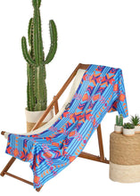 Load image into Gallery viewer, Aztec Microfiber Towel Sapphire