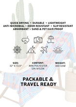 Load image into Gallery viewer, Aztec Microfiber Towel Sapphire