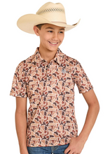 Load image into Gallery viewer, Boys Camo Mesh Polo