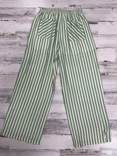 Load image into Gallery viewer, Sage/Cream Stripped Pants