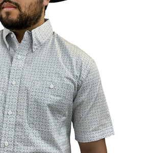 Wrangler GS Blue Print SS Shirt