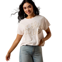 Load image into Gallery viewer, Women’s Ariat Saddle Up Boxy Cropped Tee