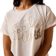 Load image into Gallery viewer, Women’s Ariat Saddle Up Boxy Cropped Tee
