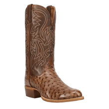 Load image into Gallery viewer, Dan Post Brown Gauge Ostrich Boot