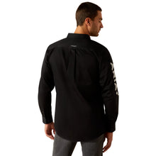 Load image into Gallery viewer, Ariat Men's Team Logo Classic Black Button Down Shirt .