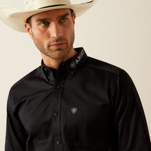 Load image into Gallery viewer, Ariat Men's Team Logo Classic Black Button Down Shirt .