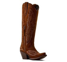 Load image into Gallery viewer, Women’s Ariat Casanova Oiled Tan Suede X Toe Boot