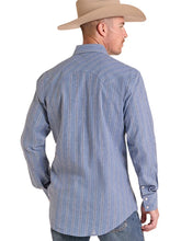 Load image into Gallery viewer, Rock And Roll Men’s Dobby Yarn Dye Button Up