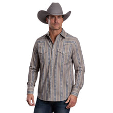 Load image into Gallery viewer, Stetson Men’s Striped Floral Button Up