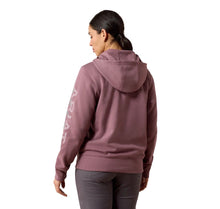 Load image into Gallery viewer, Ariat Women’s Lightweight Logo 1/2 Zip Flint Hoodie